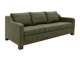 Wooden Frame Sofa with Solid Pine Wood & Block Feet