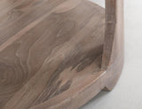 1 Shelf Cocktail Table | White Balam Handcrafted Mango & Teak