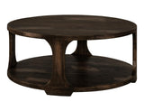 1 Shelf Cocktail Table | Black Balam Handcrafted Mango & Teak