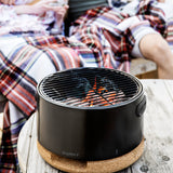 BergHOFF Leo Portable Tabletop Barbecue Charcoal Grill, Black
