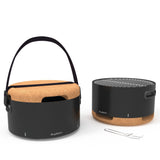BergHOFF Leo Portable Tabletop Barbecue Charcoal Grill, Black