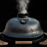 BergHOFF Ceramic 13" BBQ Bluestone Outdoor Grill, Grey