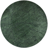 Genoa Dining Table - Handcrafted Marble Elegance with Unique Veining and Art Deco Fluted Base Design