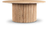 Genoa Coffee Table: Handcrafted Marble Elegance with Unique Veining and Art Deco Fluted Base Masterpiece