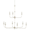 Nottaway Two-Tier Champagne Chandelier