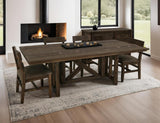 Dutton Dining Table - Rustic Country Cottage Style Trestle Base