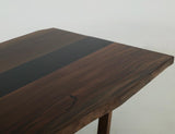Riverwood Parota Wood Dining Table | Modern Epoxy Resin Design
