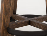 Dutton 24" Barstool - Rustic Industrial Design with Wood & Metal