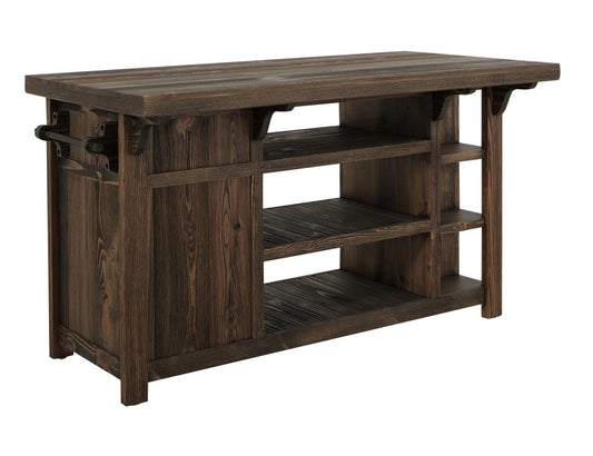 Dutton 2 Drawer Kitchen Island - Country Cottage Style Storage