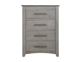 4 Drawer Chest - Modern Storage with Metal Handles | Ridge