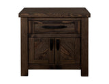 1 Drawer 2 Door Nightstand - Dutton Elegant Design