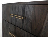 5 Drawer Black Balam Chest - Mango & Teak Wood