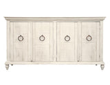 4 Door Capri Console - Rustic Hand-Distressed Wood Furniture