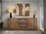 2 Door TV Stand 80 - Handcrafted Mango & Teak Wood | Balam