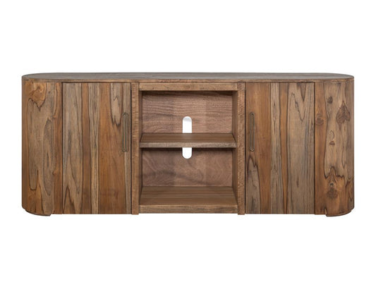 2 Door TV Stand 80 - Handcrafted Mango & Teak Wood | Balam