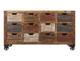 12 Numbered Drawer Console - Urban Wood Collection