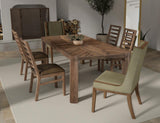 Balam Wooden Dining Chair - Melina Wood Upholstered Seat