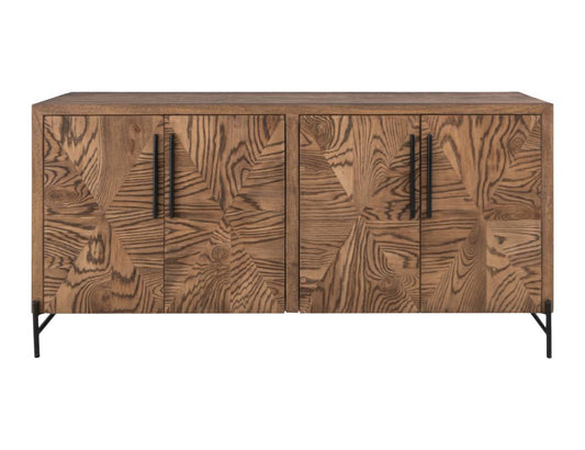 4 Door Console Table - Verona Mango Wood Storage Furniture