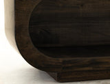 Balam Wooden Bench with Cushioned Seat | Sustainable Mango Wood