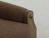 Wooden Frame Upholstered Sofa | Xel-Ha II Collection Brown Fabric