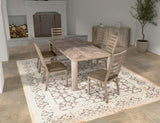 Balam Dining Table - Mango Wood with Lacquer White Finish