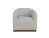 Suomi Wooden Frame Armchair - Japandi Zen Design