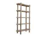 4 Shelf Bookcase - White Balam Handcrafted Mango & Teak Wood