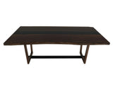Riverwood Parota Wood Dining Table | Modern Epoxy Resin Design