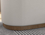 Wooden Frame Loveseat | Suomi Collection Japandi Style