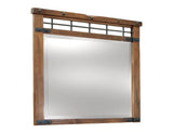Parota Wood Mirror - Hand-Distressed Mexican Design