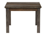 42" Dining Table - Loft Brown Collection Pine Wood