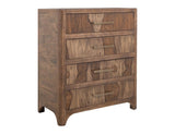 4 Drawer Chest | Modern Bedroom Storage | Teak & Mango Wood