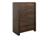 Rarámuri 5 Drawer Chest - Solid Wood Storage Furniture