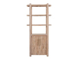 White Balam 80-inch Wall Unit TV Stand with Fireplace Insert