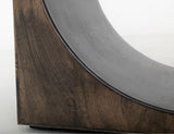 Wooden Chairside Table - Mesquite Collection Mango Wood