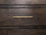 2 Drawer Nightstand - Dark Mesquite Mango Wood Collection