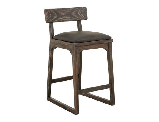 Upholstered Barstool 30" - Balam Melina Wood Stools
