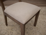 Mezquite Wooden Chair - Sustainable Mango Wood with Faux Leather