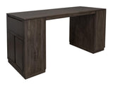 2 Drawer 4 Door Kitchen Island - Mango Wood Mezquite Collection