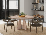 Round Table Top - Handcrafted Mango & Teak Wood | Balam Collection