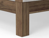 Modern Wooden Frame Armchair | Premium Fabric & Exposed Wood Design