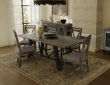 3 Drawer 2 Door Buffet | Loft Brown Pine Wood Collection