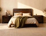 Rarámuri 2 Drawer Nightstand | Solid Wood Bedside Table
