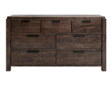7 Drawer Dresser | Rarámuri Solid Wood Storage with Mirror