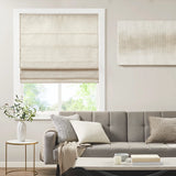 Faux Silk Cordless Roman Shade, Ivory