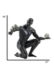Jean Sculpture // Matte Black and Steel