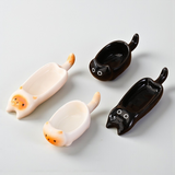 Cute Ceramic Cat Dish Sauce & Seasoning Plate
