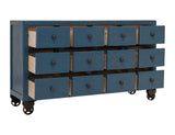 12 Drawer Console Table | Oslo Collection Mango Wood