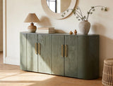 4 Door Console - Handcrafted Mango Wood Storage Furniture