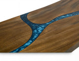Zaphiro Sofa Table - Sustainable Melina Wood with Live-Edge Design